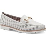 Instappers - Wit - Ademend - Platte Zool - Goudkleurige Gesp