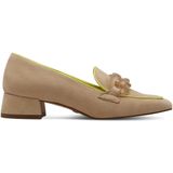 Pumps - Beige - Suède - Transparante Bloemen