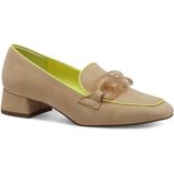 Pumps - Beige - Suède - Transparante Bloemen