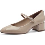 Tamaris - Pumps - Beige - Metallic - Blokhak 45 mm