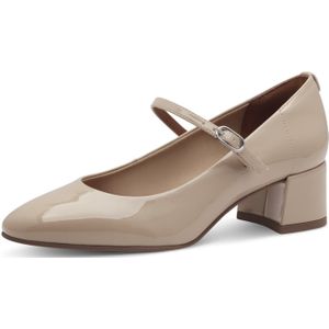 Tamaris - Pumps - Beige - Metallic - Blokhak 45 mm