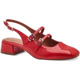 TAMARIS Slingbacks - Rood - Blokhak 3,5 cm - TOUCH-IT Technologie