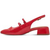 TAMARIS Slingbacks - Rood - Blokhak 3,5 cm - TOUCH-IT Technologie