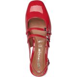 TAMARIS Slingbacks - Rood - Blokhak 3,5 cm - TOUCH-IT Technologie
