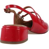 TAMARIS Slingbacks - Rood - Blokhak 3,5 cm - TOUCH-IT Technologie