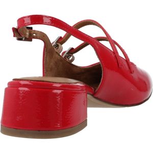 TAMARIS Slingbacks - Rood - Blokhak 3,5 cm - TOUCH-IT Technologie