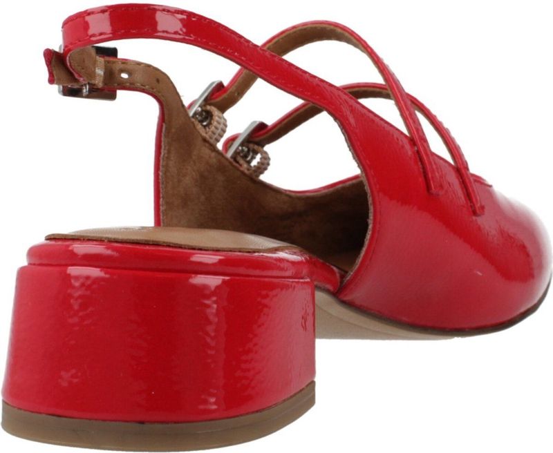 TAMARIS Slingbacks - Rood - Blokhak 3,5 cm - TOUCH-IT Technologie