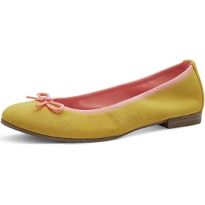 Tamaris - 1-22166-44 - Ballerina - Zwart - Suède