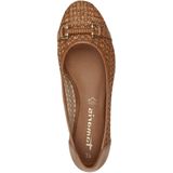 Tamaris - 1-22138-44 - Ballerina - Zwart - Bruin - Materiaalmix