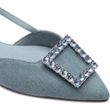 Tamaris - 1-29403-42 - Slingpumps - Luipaardprint - Textiel/Kunstleer