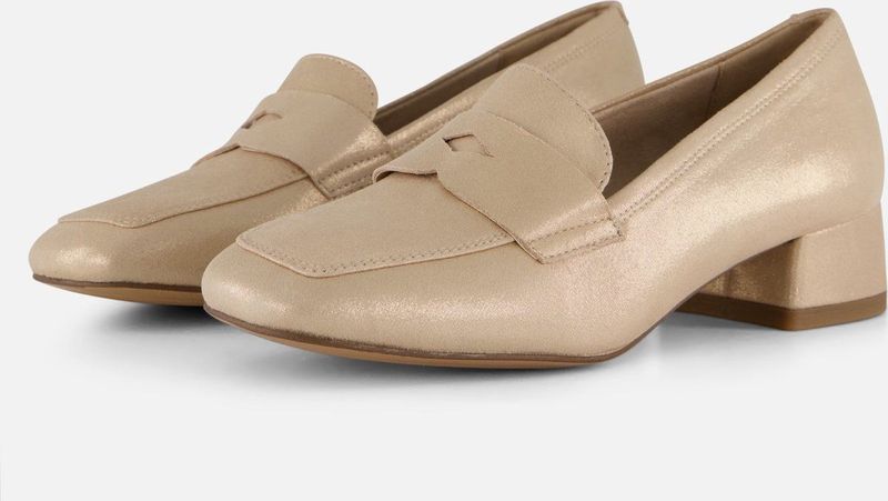 Tamaris - Trotteur Instappers - Beige - Leer