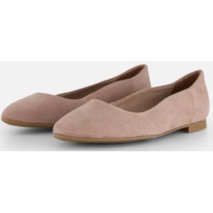 Ballerina - Beige - Leer - Platte Zool - TOUCH-IT Technologie