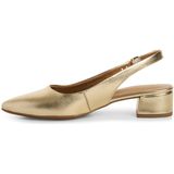 Tamaris Slingback Pumps Goud Synthetisch