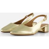 Tamaris Slingback Pumps Goud Synthetisch