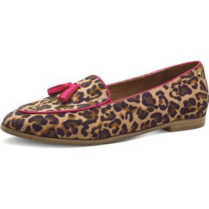 Tamaris Pantoffels Dames - Luipaard Combinatie - Comfortabele Touch-It Zool