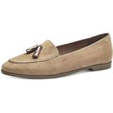 Instappers - Beige - Loafers - Flexibele Zool - Luipaardprint