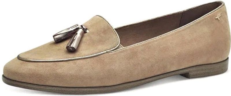 Instappers - Beige - Loafers - Flexibele Zool - Luipaardprint