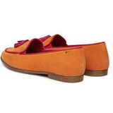 Tamaris - 1-24221-44 - Instappers - Beige - Luipaardprint - Satijnen Strikken