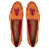 Tamaris - 1-24221-44 - Instappers - Beige - Luipaardprint - Satijnen Strikken