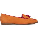 Tamaris - 1-24221-44 - Instappers - Beige - Luipaardprint - Satijnen Strikken