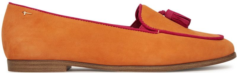 Tamaris - 1-24221-44 - Instappers - Beige - Luipaardprint - Satijnen Strikken