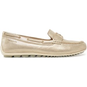 Tamaris - Loafer - Goud - Suedine - Foam-Voetbed - Ultra Flexibele Loopzool
