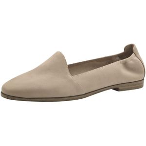 Tamaris - 1-24212-341 - Slip-On Mocassin - Taupe - Leer