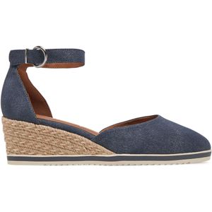 Sandalen met sleehak TAMARIS. Synthetisch materiaal. Maten 39. Blauw kleur
