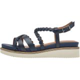 Tamaris - 1-28207-44 - Sandaaltje - Zwart - Materiaalmix