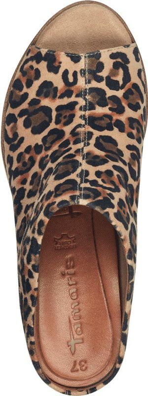 Tamaris - 1-27200-42 - Slipper - Zwart - Leer