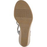Tamaris - 1-28345-44 - Sandalen - Zwart - Glinsterend - Sleehak 6,5 cm