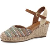 Tamaris - 1-29610-42 - Espadrilles - Zwart - Leer/Textiel