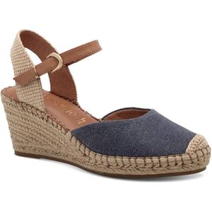 Tamaris - 1-29610-42 Espadrilles - Beige - Leer/Textiel