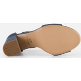 Tamaris - Denim Sandalen - Blauw - Textiel