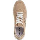 Tamaris - 1-23705-44 - Sneakers - Beige/Wit - Leer/Textiel