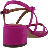 Tamaris - 1-28204-42 - Sandaaltje - Blauw - Textiel - Blokhak 5 cm