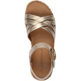 Sandalen - Leer/Kurk - Gevlochten Bandjes - Platte Zool