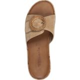 Tamaris - Core - Dames Muiltjes - TAN - Leer