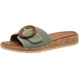 Sandalen - Zwart - Leer - Platte Zool