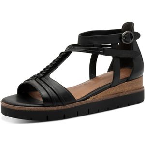Tamaris Sandalen Leder/Synthetik Keilsandalette