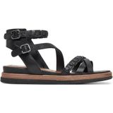 Tamaris - 1-28210-44 - Sandalen - Zwart - Leer/Synthetisch
