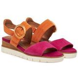 Sandalen - Zwart - Leer - Sleehak 5,0 cm