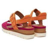 Sandalen - Zwart - Leer - Sleehak 5,0 cm