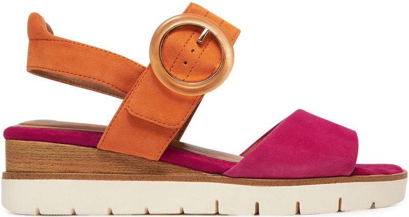 Sandalen - Zwart - Leer - Sleehak 5,0 cm