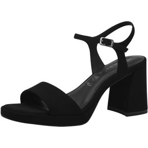 Tamaris - 1-28343-44 - Sandalen - Zwart - Textiel