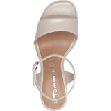 Tamaris - 1-28342-44 - Sandaaltje - Blauw - Synthetisch - Blokhak 8 cm