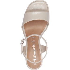 Tamaris - 1-28342-44 - Sandaaltje - Blauw - Synthetisch - Blokhak 8 cm