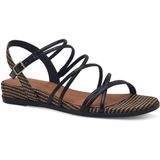Sandaal - Zwart - Textiel/Synthetisch - Verstelbare Bandjes
