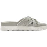 Tamaris - 1-27413-44 - Muiltjes - Zwart - Textiel - Hakhoogte 3,5 cm