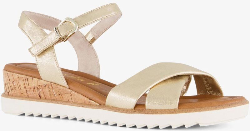 Tamaris - Sandalen - Goud - Sleehak